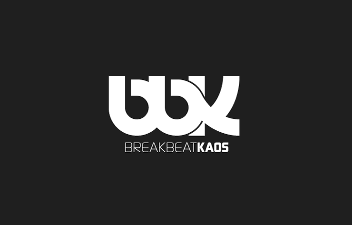 Breakbeat Kaos Breakbeat Kaos logo design, monochrome