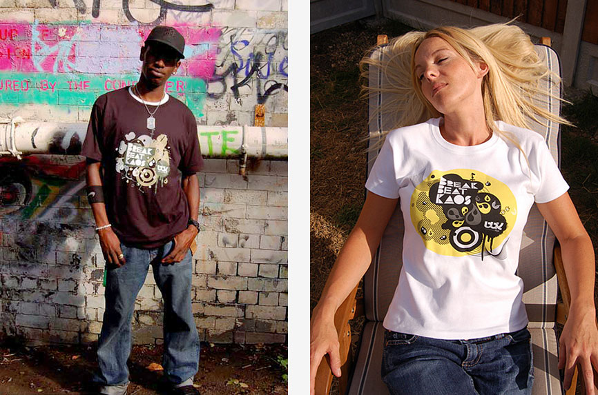 Breakbeat Kaos Breakbeat Kaos t-shirt designs