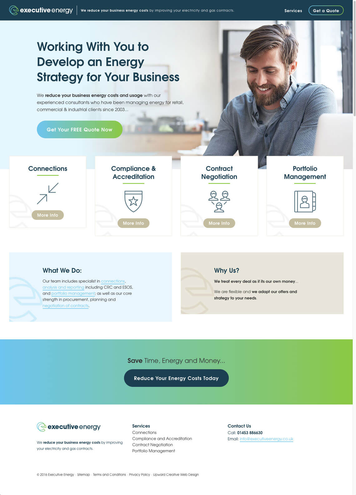 Executive Energy Executive Energy website homepage