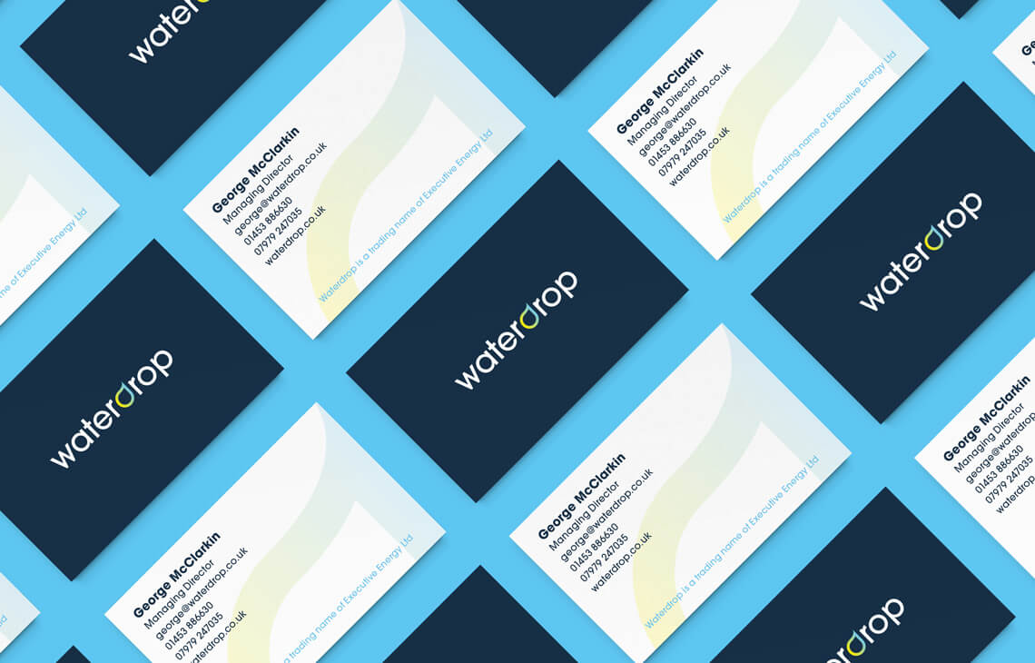 Waterdrop Waterdrop business cards