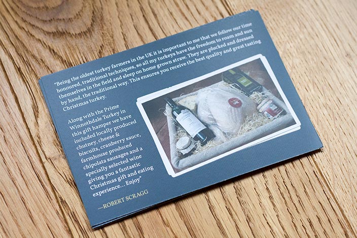 Winnothdale Prime Postcard design back - Winnothdale Prime