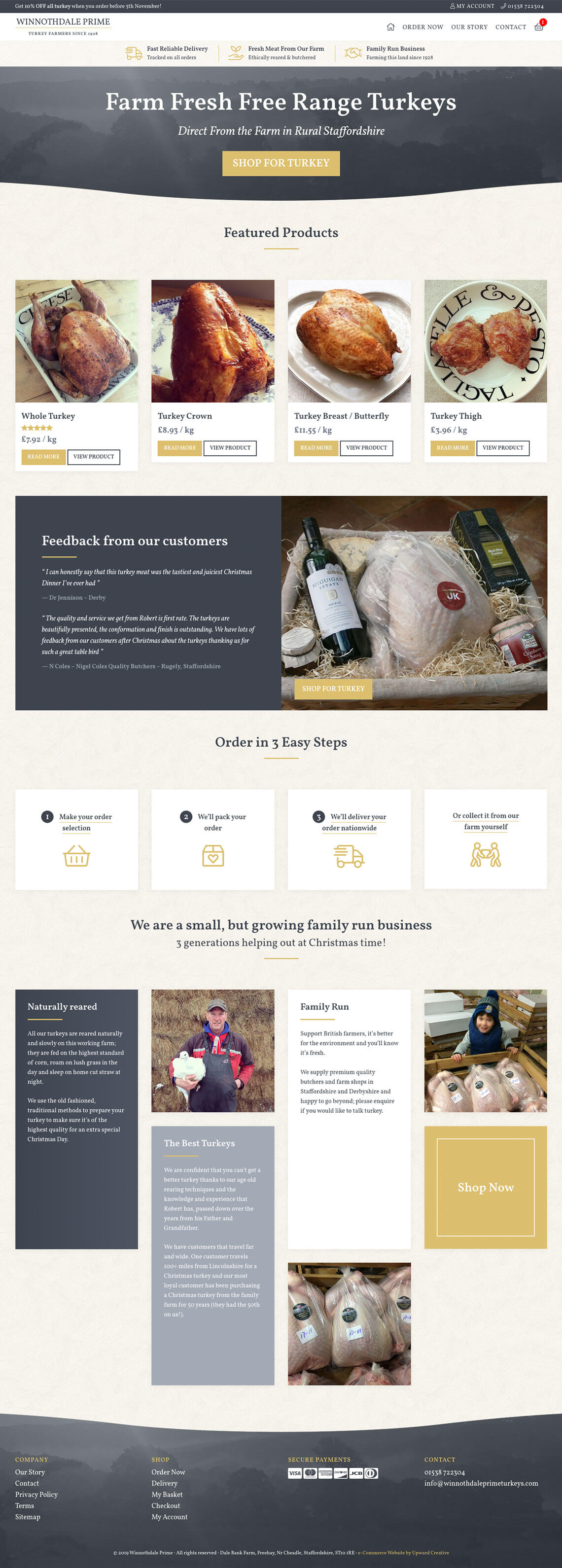 Winnothdale Prime Winnothdale Prime Turkeys website homepage