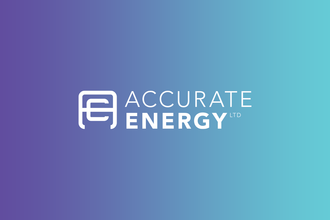 Accurate Energy Accurate Energy logo design reverse