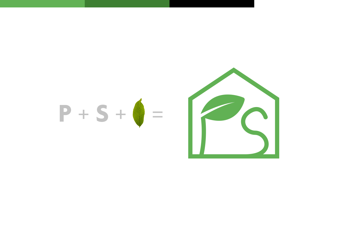 At The Potting Shed At The Potting Shed logo mark design