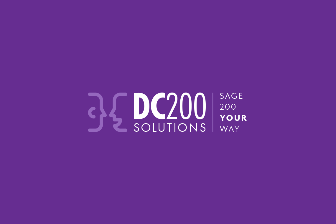 DC200 Solutions DC200 Solutions logo design reverse