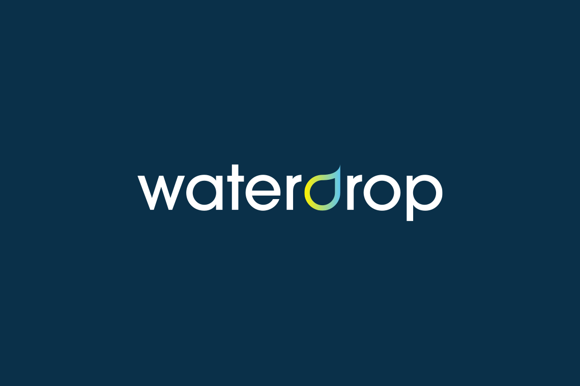 Waterdrop Waterdrop logo design reverse