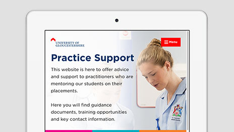 University of Gloucestershire website design case study