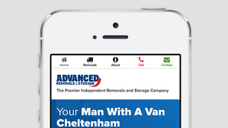 Advanced Removals website design case study