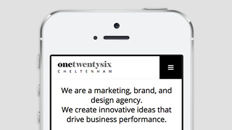 One Twenty Six website development case study