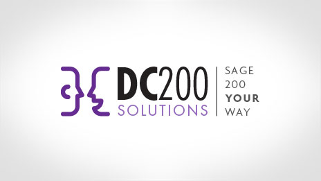 DC200 Solutions logo design thumbnail